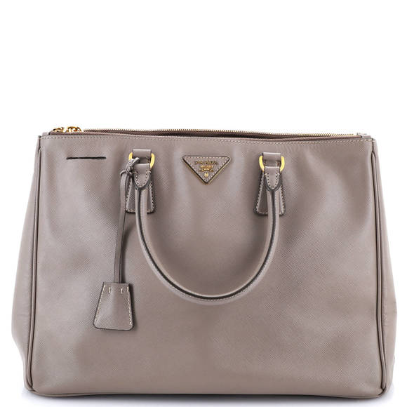 Prada Large Double Zip Lux Tote Saffiano Leather - Picture 1 of 7